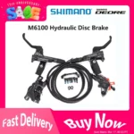 SHIMANO DEORE M6100 2 Piston M6120 4 piston Brake MTB Mountain Bikes Hydraulic Disc Brake MTB BR BL-M6100 DEORE Brake
