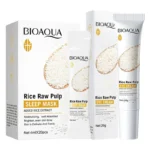 BIOAQUA White Rice Skin Care Sets Whitening Sleeping Facial Mask Moisturizing Anti Dark Circles Anti-aging Eye Cream Skin Care