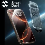 SmartDevil Hot-bending Screen Protector for iPhone 16 Pro Max 16 Pro Dust-free Cabin HD Tempered Glass Film for iPhone 15 14 13