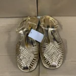 Retro Braided Hollow Out Flat Women Roman Sandals Soft Leather Round Toe Ankle Buckle Strap Casual Brand Summer Lady Beach Shoes