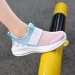 Girls Slip on Shoes Children Sneaker Fashion Knit Fabric Luxury Kids Casual Shoes Lightweight School Sports Girls Shoes