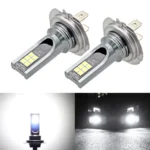 H7 Led Light Bulb Kit Car Fog Light Bulbs 55w Super-Bright 6000k White Led Lights For Vehicles High Power Auto Headlight LED DRL