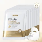 LAIKOU Korea Snail Collagen Essence Mask Hydrating Sheet Mask Anti-Wrinkle Face Mask Firming Skin Care 25g*20pcs