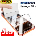 NNBILI 1-5Pcs HD Full Cover For iPhone 17 16 15 14 13 12 11Pro Max 16e Screen Protecton Protection Self-Healing Hydrogel Shield