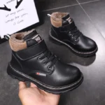 2024 New Children Snow Boots Warm Non-slip Shoes For Boys Girls Brand Boots Comfort Baby Plush Boots Fashion Sneakers