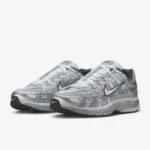 Nike's New Lightweight Cushioning, Strong Rebound, and Excellent Grip Men's Dad Shoes P-6000 Series, Durable Classic Retro Design, Everyday Low-Top Sports Running Shoes, Simple Silver-Gray Color, High-End Versatile Trendy Casual Sports Shoes, a Must-Have for Trendy Men, Ih4465-095
