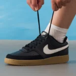 Nike Court Vision Lo Men's Sneakers, Low-Top, Comfortable, Breathable Casual Shoes, Black Fashionable Sports Shoes Ib2998-004