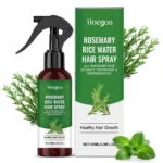 Rosemary Rice Water Hair Growth Spray with Peppermint Biotin Advanced Scalp Treatment for Thinning Hair Regrowth for Men & Women