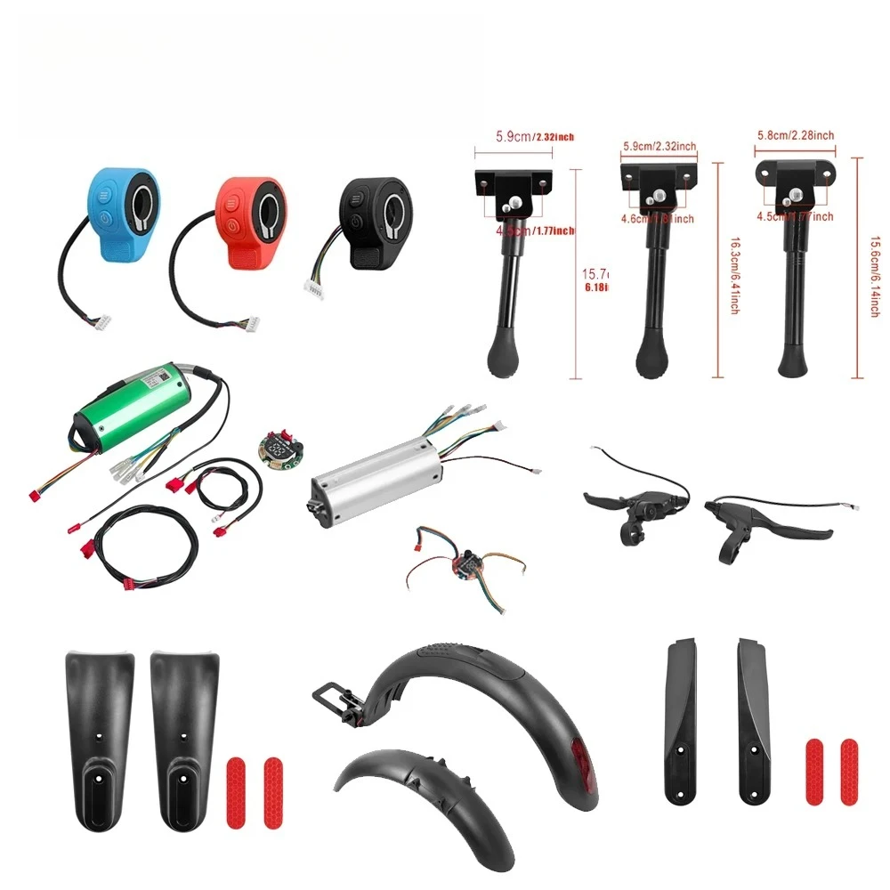 kf-S50bc7072b6174dc88931cb155e36d533T Controller Finger Throttle For HX X6 X7 X8 X9 Scooter Various Repair Spare Parts X6/X7/X8/X9 Electric Scooter Kickstand Fender - Image 1