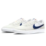 Nike Heritage Vulc SB Comfortable, slip-resistant, durable, lightweight Low-top skate shoes Unisex Off-white and blue CD5010-105