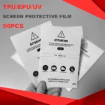 50PCS TPU HD PRIVACY Flexible Hydrogel Film Straight Curved Screen Protector Cut Machine Mobile Phone Screen Protective Film