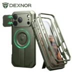 For iphone 17 pro max case with Camera Cover & Adjustable Kickstand Compatible With MagSafe Shockproof Magnetic Protective Cover
