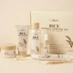Rice Radiance Skincare Set Hydrate moisturize Firming Fade fine lines Smooth Cleanser Toner Serum Eye Cream Essence Cream set