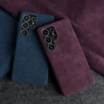 Full Coverage Magnetic ALCANTARA Case For Samsung Galaxy S25 Ultra S24 S23 S21 for Magsafe Artificial Leather Suede Phone Cover