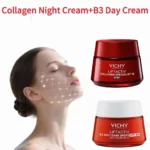 Korean VICHY Collagen Night Cream+B3 Day Cream Set Enhances Skin Elasticity And Radiance Long-lasting Moisturizes Skin