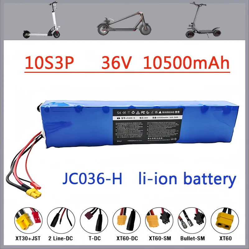kf-S676e6cdf048d4cb897ad441187ebbf4ce 10S3P 36V 10500mAh 36V Electric Scooter Battery Pack 18650 lpega Lithium M365 Electric Scooter 36v Battery Scooter - Image 1