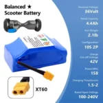 New upgrade 36V 4400mAh 10s2p Lithium Rechargeable Battery,True for Electric Self-balancing Scooter HoverBoard Unicycle