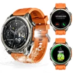 DOOGEE ANYWISE W1 PRO Smartwatch 5ATM Water Resistance Offline Map Dual-Band GPS Health Monitoring Reminder Function Local Music