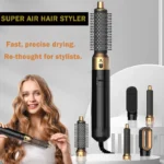 Hot Sales Multifunctional 5 IN 1 Hot Air Comb Household Brushless Styling Hair Dryer Automatic Curling Iron