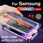 1-5Pcs For Samsung Galaxy S25 S24 S23 S22 Plus Ultra 5G Screen Protector Toughened Glass Phone With Install Kit Remove Explosion