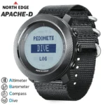 NORTH EDGE APACHE-D Men Free Dive Digital Watch Outdoor Sports Swimming Waterproof 100M Altitude Barometer Compass Wristwatches