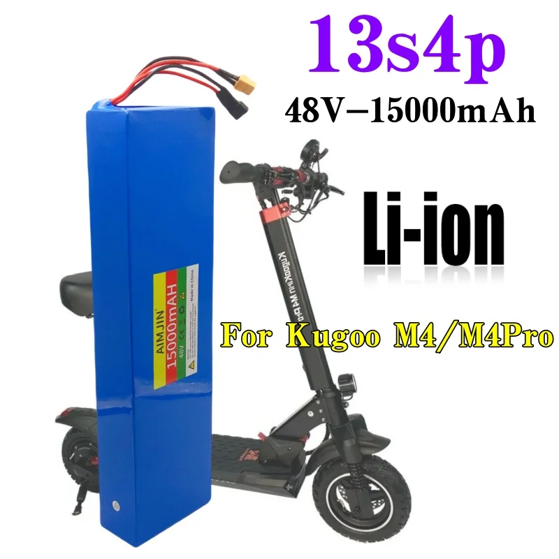 kf-S802a01cf20f74378a417d44479425087W for Kugoo M4/M4 Pro/Max Speed 48V 15000mAh 15Ah 13S4P 18650 lithium battery pack with BMS suitable - Image 1