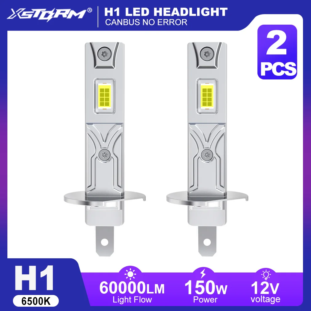 kf-S82f8d83345fe47a786eb0be193167975y XSTORM H1 LED Headlight Bulb 60000LM 150W High Power Auto Fog Lamp 6500K 12V Led Lights for Car Head Lamps Driving Running Lamp - Image 1
