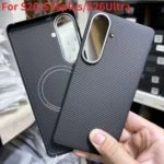 For Samsung S26Ultra Kevlar Carbon Fiber 600D Ultra-thin Luxury Drop-resistant Phone Case S26Plus S26 Magnetic Protective Cover