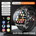 Original H19 Smart Watch Android 10.0 Smartwatch With 190° Rotary Camera GPS WIFI 1.95inch Larger Amoled Screen 256GB Storage