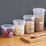 1pc Grain Storage Tank Plastic Grain Storage Box Food Storage Jar Airtight Tank Container Home Kitchen Organizer