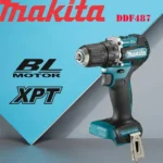 Makita Original DDF487 Cordless Driver Drill 18V Brushless Electric Impact Screwdriver Rechargeable Power Tool (ony tool)