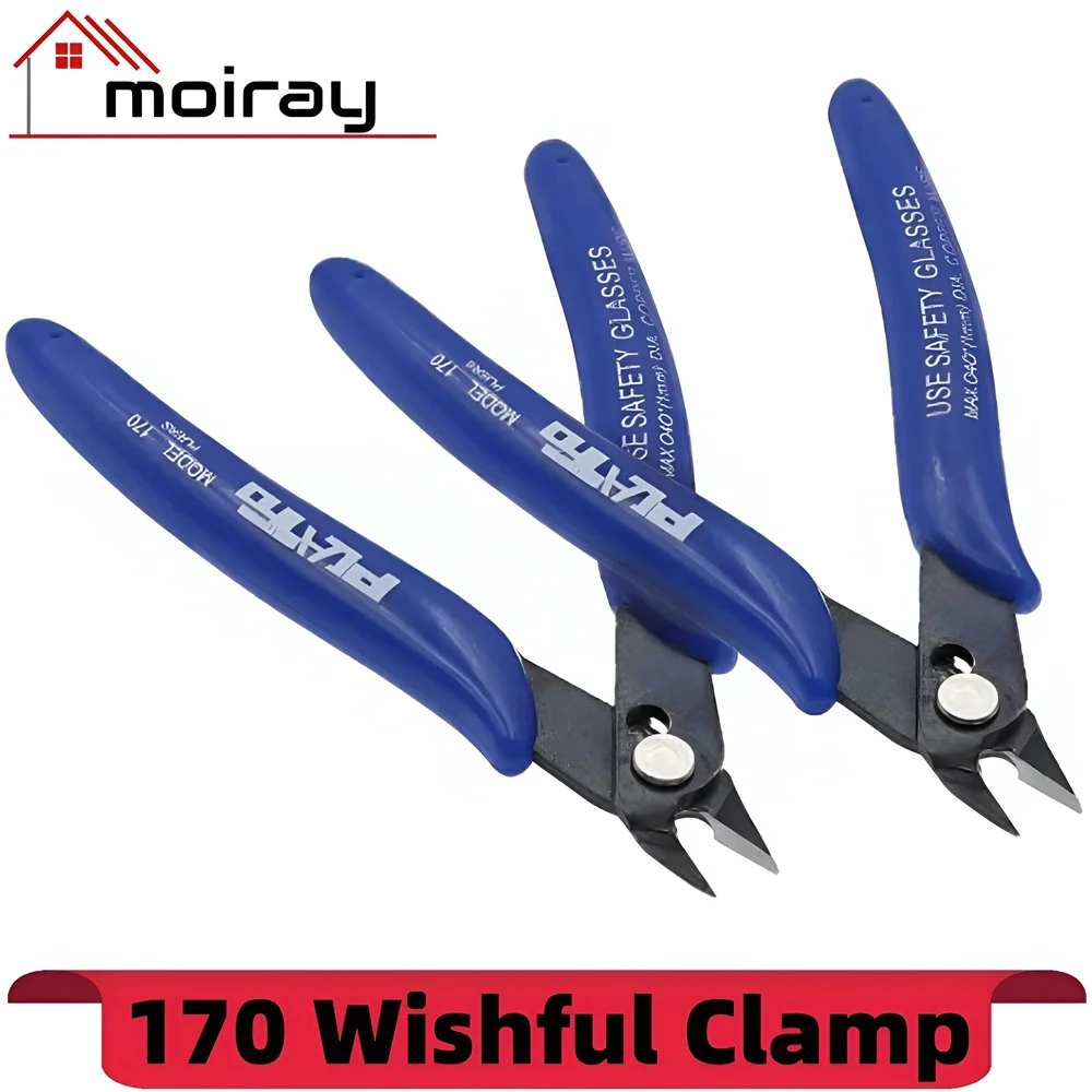 kf-S907d71ea9e384659b0da2a9ae87d8a8fx PLATO 170 Wishful Clamp DIY Electronic Diagonal Pliers Side Cutting Nippers Wire Cutter 3D Printer Parts Models Hand Tools - Image 1