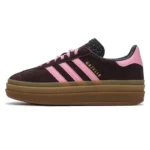 Adidas (Adidas) Trefoil Women's Sneakers Gazelle Bold Retro Fashion Low-Top Casual Shoes Ih6786