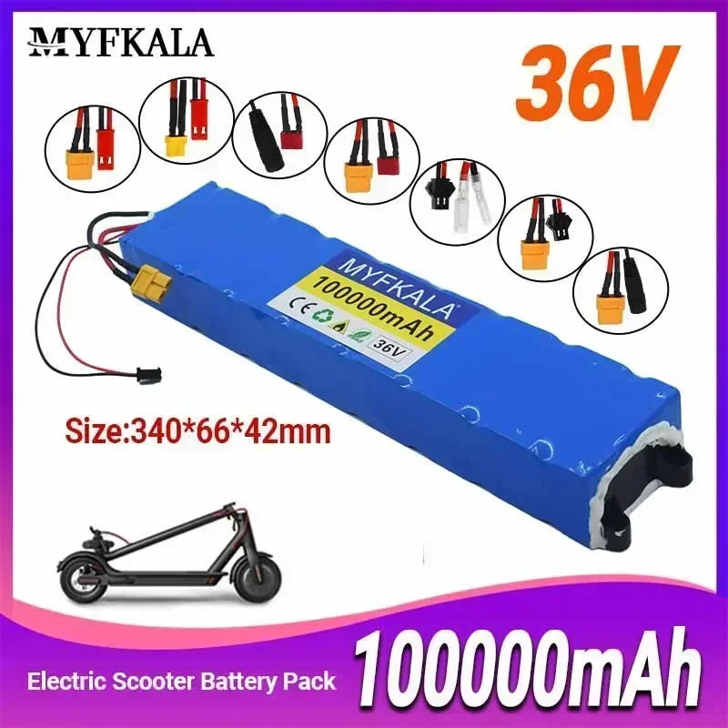 kf-S97ddd2059f50423fbd86ce1bd19e905dI New10S3P 36V 100Ah 36v Electric Scooter Battery Pack 18650 Lithium M365 Electric Scooter 36v Battery Scooter - Image 1