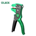 LAOA Automatic Wire Stripper Flatwire Cutter Stripping Plier 0.2 to 4mm Range Length Adjustment For Electrician