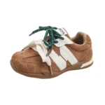 2025 New Autumn Children Shoes Leather Breathable Kids Casual Shoes Non-slip Fashion Toddler Girls Boys Sneakers EU 23-30