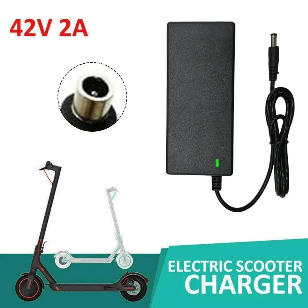kf-S9e488a165040445da350ae65de2f8508D Brand New Power Adapter AC 100-240V Black DC 42V 2A Electric Scooter Accessories US/ EU/ UK Plug For 24-36v Lithium Battery - Image 1