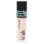 Maybelline FitMe pro Foundation Liquid Blurring Brightening Concealing Oil-Control Sunscreen Compact Square Bottle 112