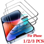 9H Tempered Glass Screen Protector for iPhone 17/16/15/14 pro Max/15/16 plus/11/12/13 Mini - Clear Film for Phone Protection