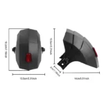 Electric Scooter Rear Wheel Fender Mudguard Wheel for KUGOO Kukirin G3 G4 Kickscooter Replacement Accessories Parts