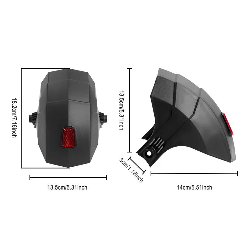 kf-Sa65d80b9a8e14af4986690958adfae25C Electric Scooter Rear Wheel Fender Mudguard Wheel for KUGOO Kukirin G3 G4 Kickscooter Replacement Accessories Parts - Image 1