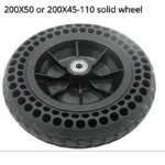 8 Inch Solid Tyre with Plastic Hub 200x50 200x45-110 for Electric Scooter Wheelchair No Inflation Part Whole Wheel Durable 8mm
