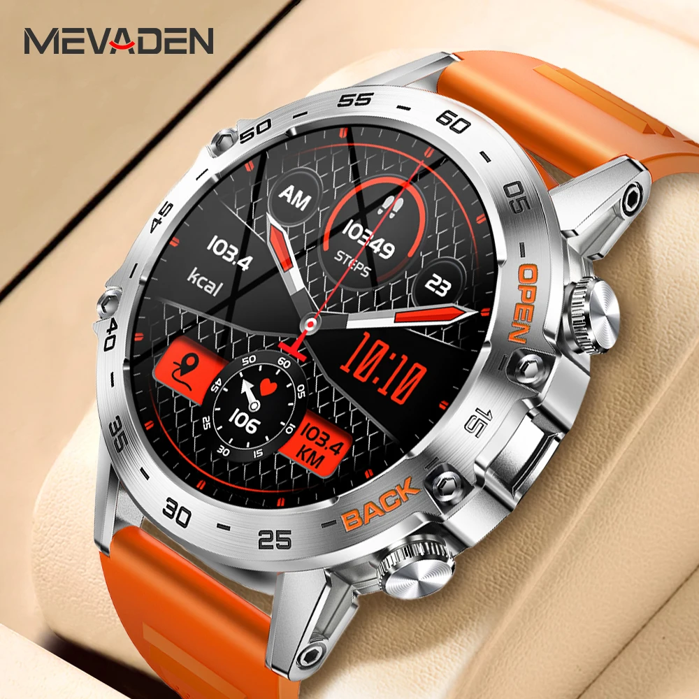 kf-Sa7ebfd674bb345e2862c17475ef62923M MEVADEN Steel 1.39 Bluetooth Call Smart Watch Men Sports Fitness Tracker Watches IP67 Waterproof Smartwatch for Android IOS MD52 - Image 1