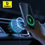 Baseus Magnetic Wireless Charger Car Phone Holder 15W Fast Charging Wireless Car Charger Holder For iPhone 16 15 14 13 Car Mount