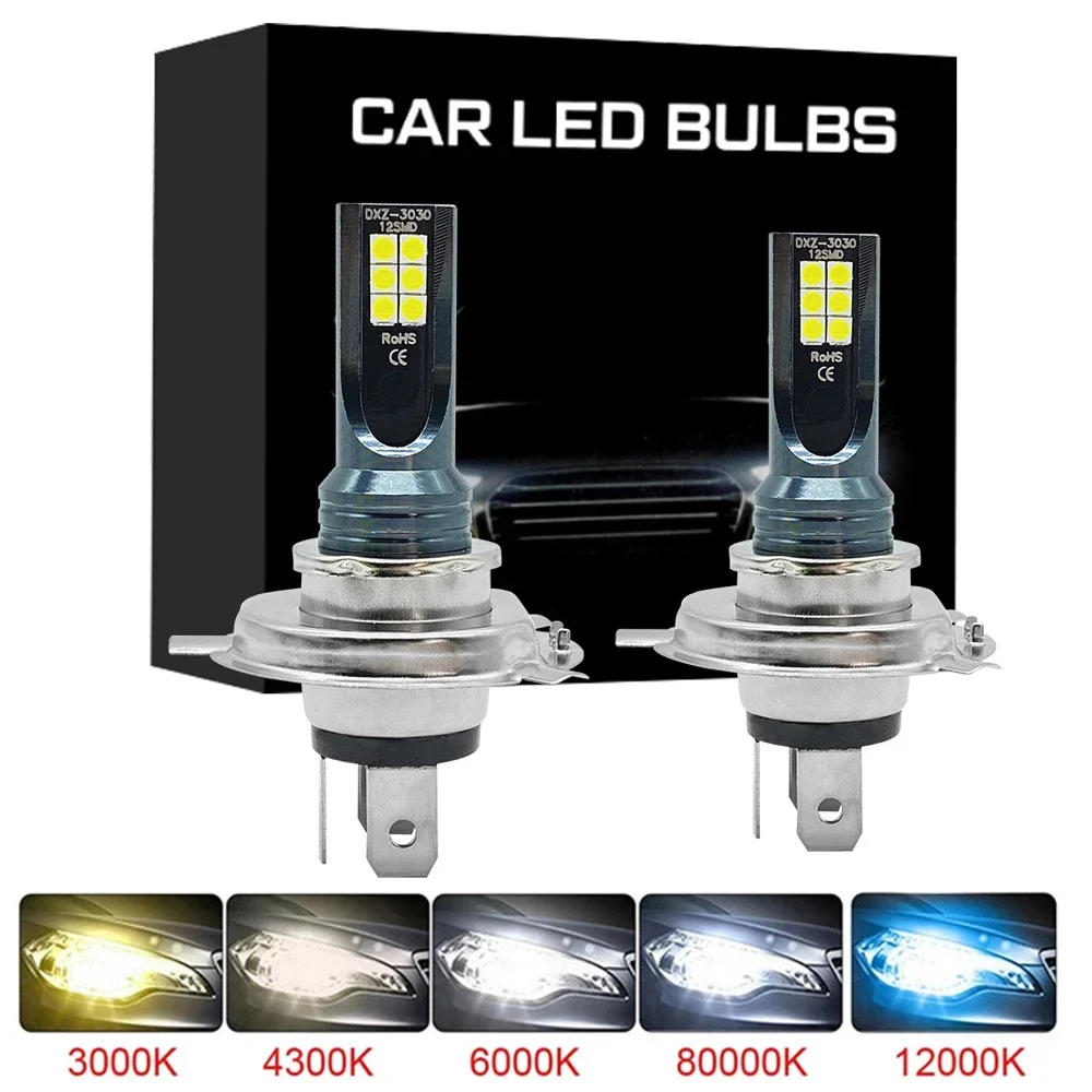 kf-Sb02e3fdd85cd4f4785ca2811e1c50e23S 2Pcs H4 H7 LED Headlight H11 H8 H9 H10 H1 H3 Car Fog Light Bulbs 9005 9006 Auto Driving Running Lamps 12000LM 80W 12V - Image 1