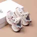 Summer Breathable Mesh Children’s Running Shoes for Boys Girls Non-Slip Soft Sole Toddler Sneakers School Outdoor Play Footwear