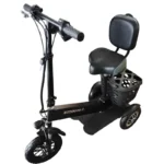 Electric Tricycle 2 Seater Folding For Woman Family With Toddler Seat Dual Motor 250W 36V 13AH Mobility Electric Scooter 3 Wheel