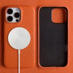 Luxury Magnetic For Magsafe Genuine Leather Case For iphone16Pro Max 15 14 13 12 11 Business Full Wrapped Phone Cases Back Cover