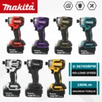 Makita 18V Cordless Impact Driver LXT BL Brushless Motor Electric Drill Wood/Bolt/T-Mode 180 N·M Rechargeable Power Tools DTD173