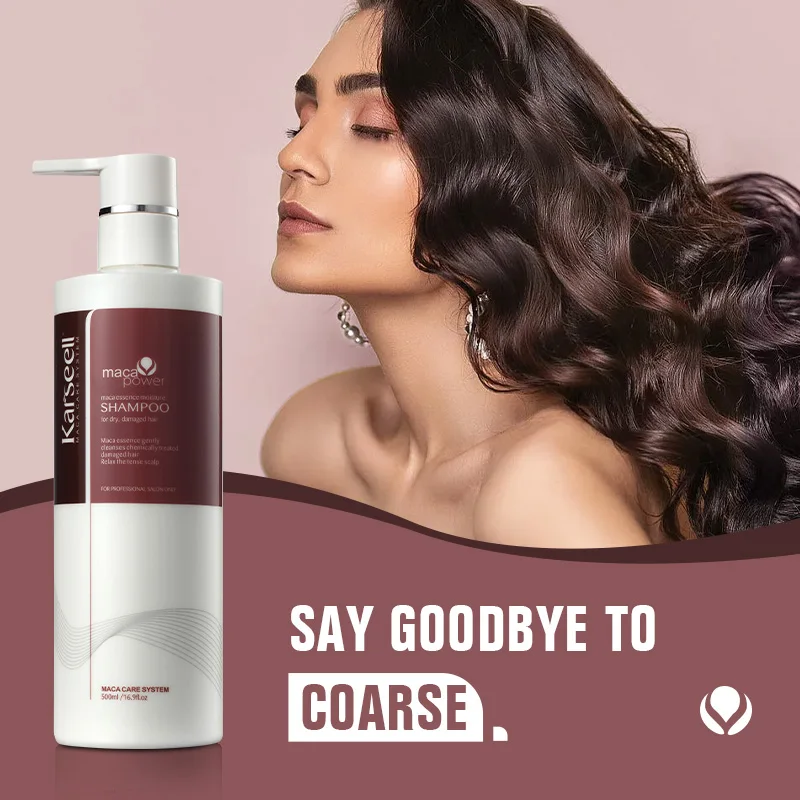 kf-Sb8b0c3e601424c77ab0c0d0a19ccccc2G Karseell 500ml Argan Oil Shampoo Herbal Extract Moisturizing Smooth Shampoo for Dry and Damaged Hair - Image 1